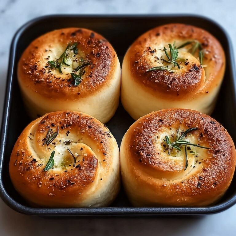 Irresistibly Fluffy Garlic Rosemary Focaccia Muffins Recipe