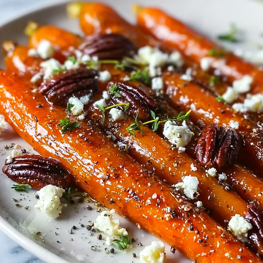 Heavenly Roasted Carrots with Candied Pecans and Goat Cheese Recipe - Recipe Image