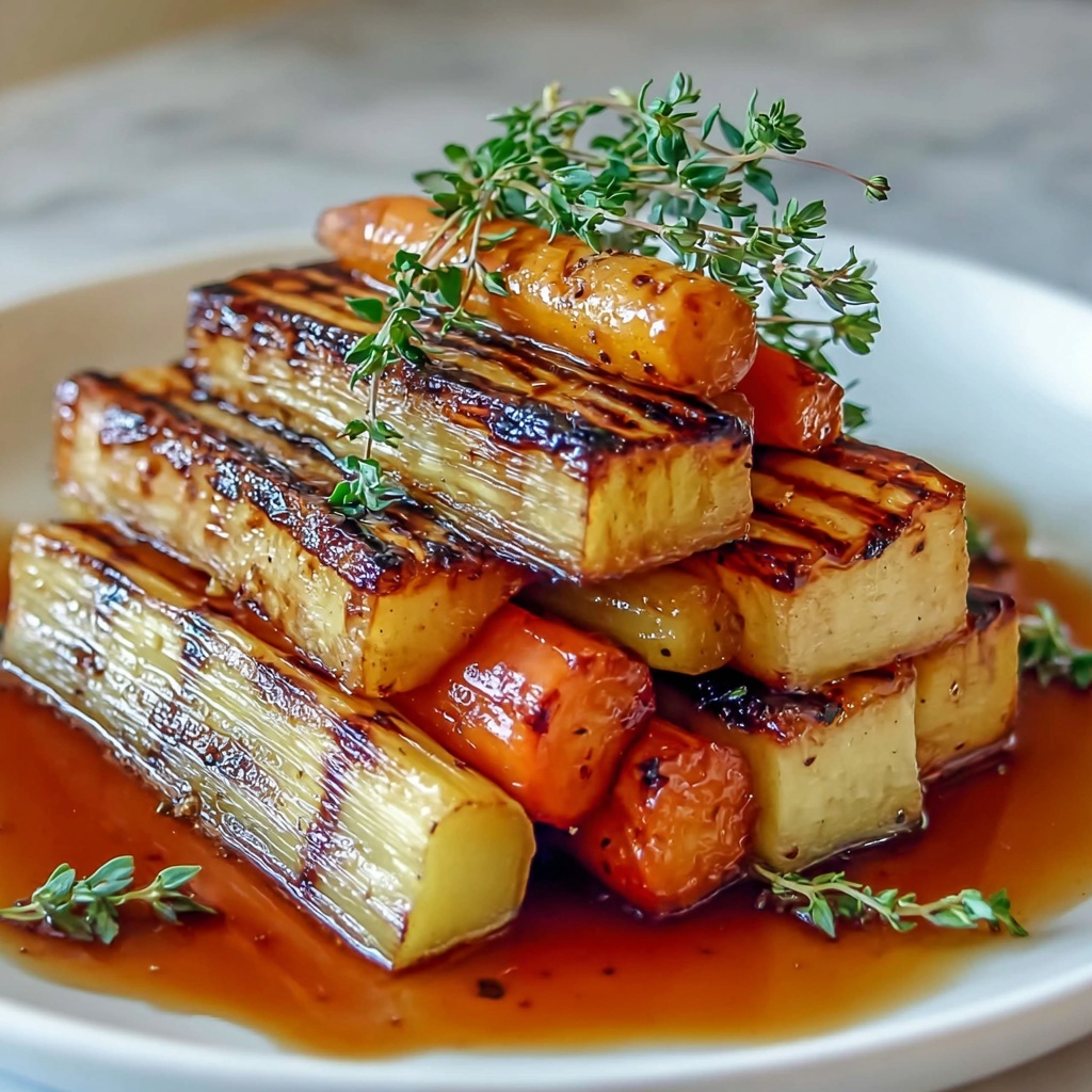 Delicious Maple Roasted Parsnips with Thyme for Cozy Nights Recipe - Recipe Image