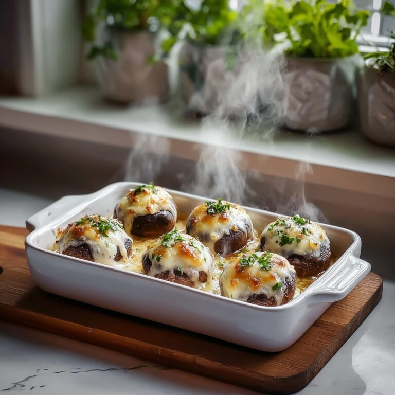 Restaurant-Style Stuffed Mushrooms with Clam and Cheese Filling Recipe