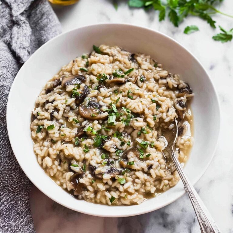 Pressure Cooker Mushroom Risotto Recipe