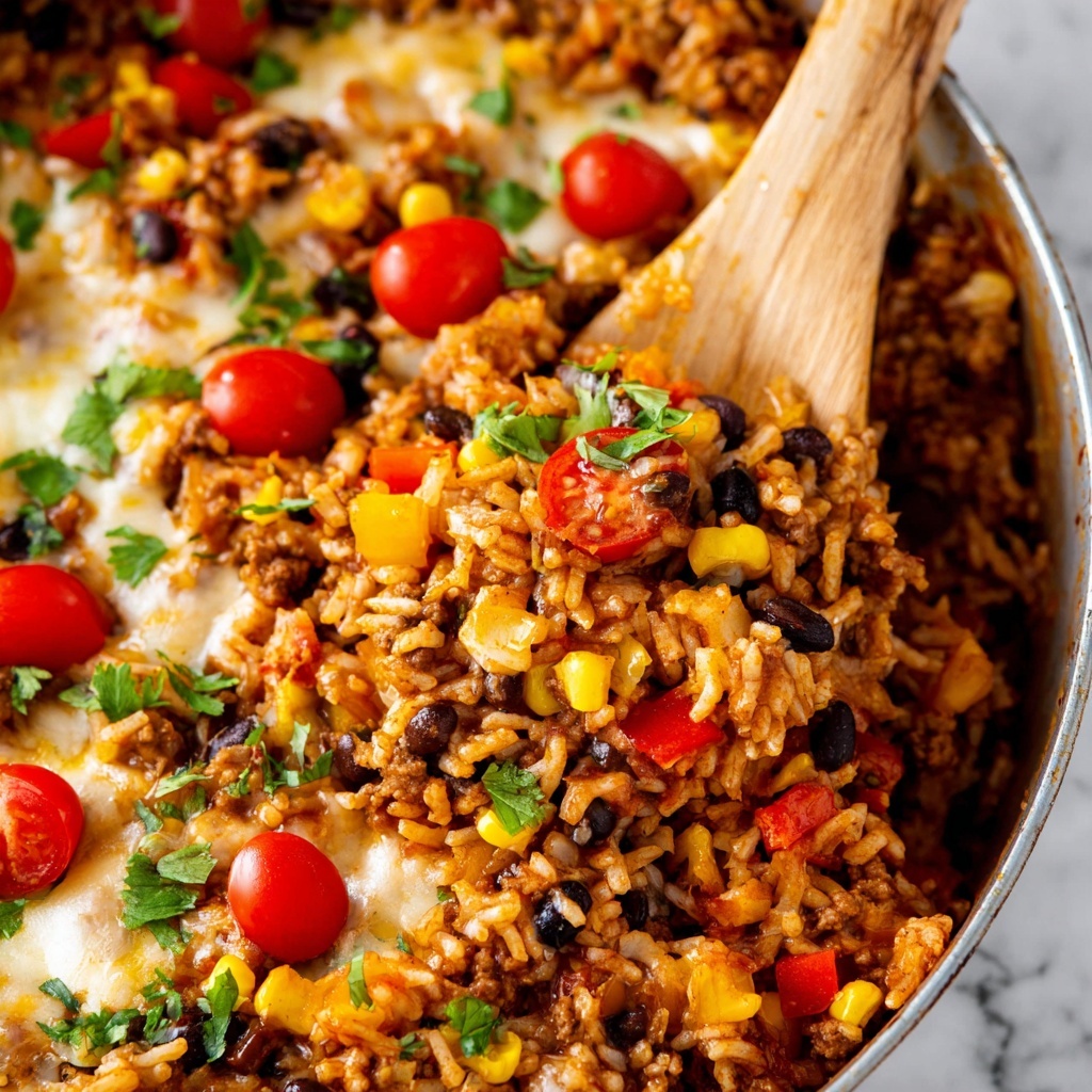 Mexican Beef and Rice Skillet Recipe - Recipe Image
