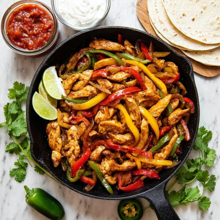 Easy Chicken Fajitas Recipe