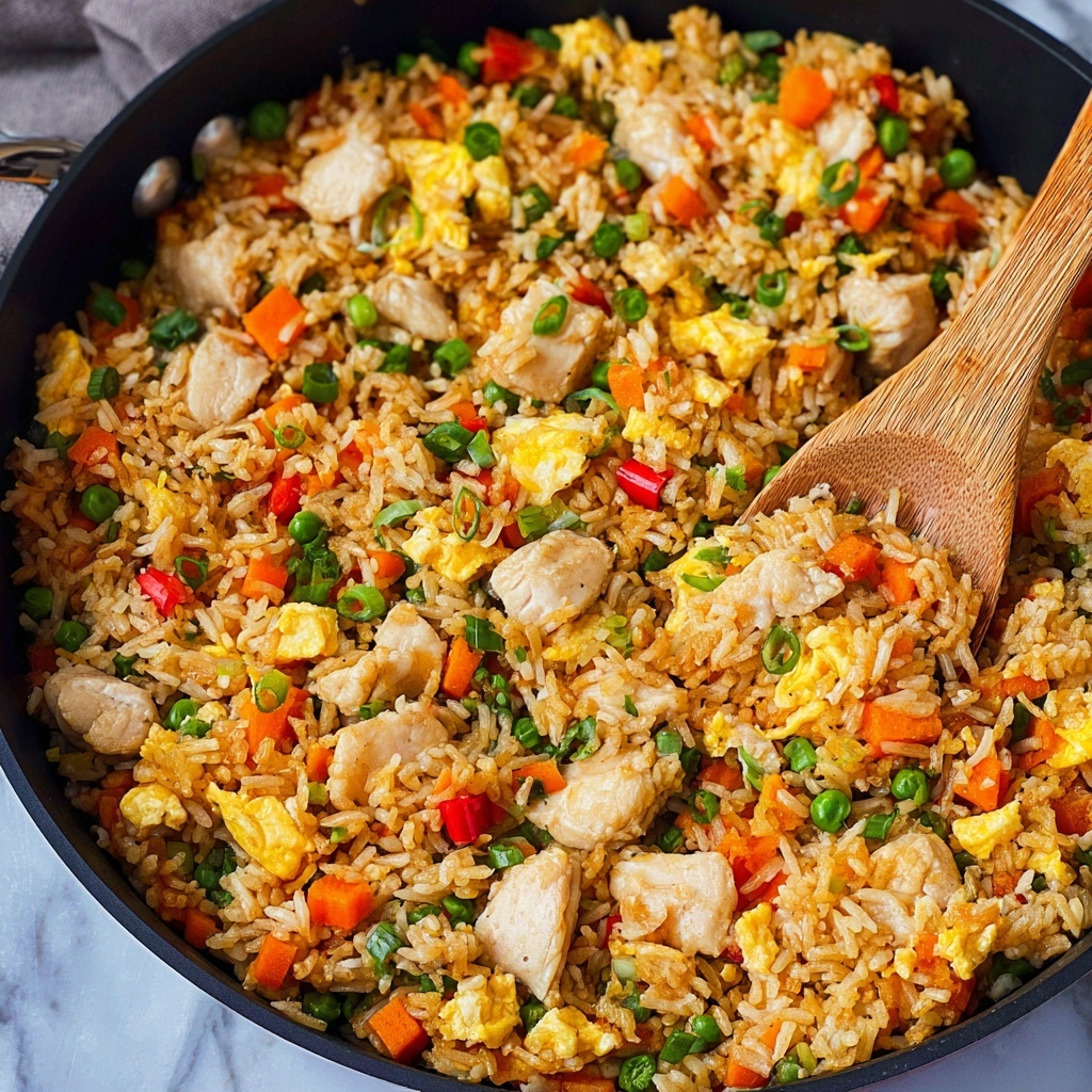 Easy Chicken Fried Rice Recipe - Recipe Image