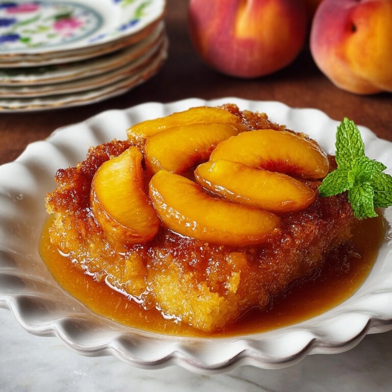 Warm Spiced Southern Peach Cobbler Recipe