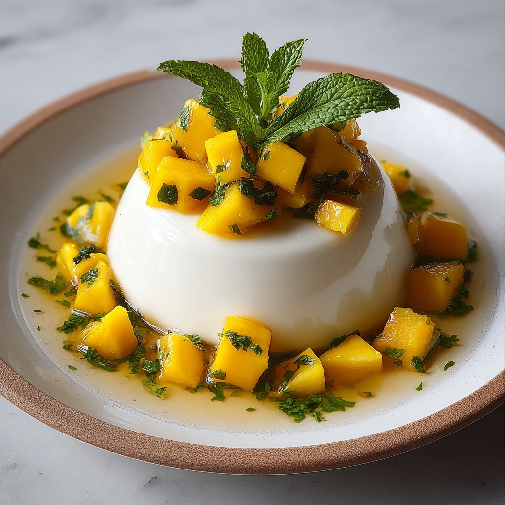 Tropical Mango Panna Cotta Recipe - Recipe Image
