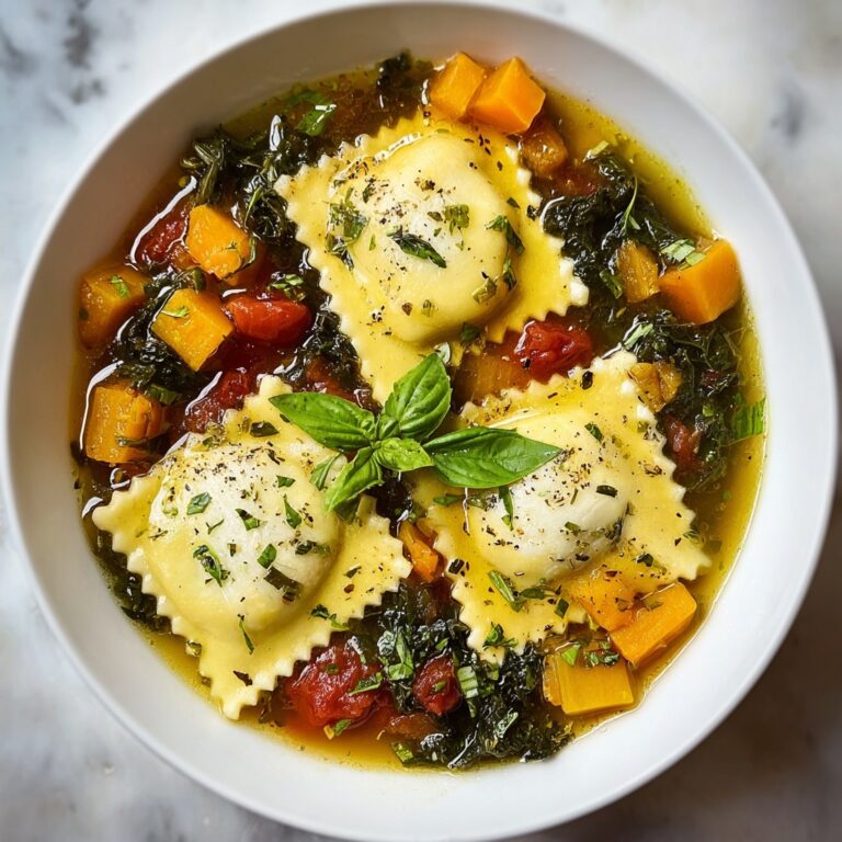 Butternut Squash Lasagna Soup with Kale & Mozzarella Recipe