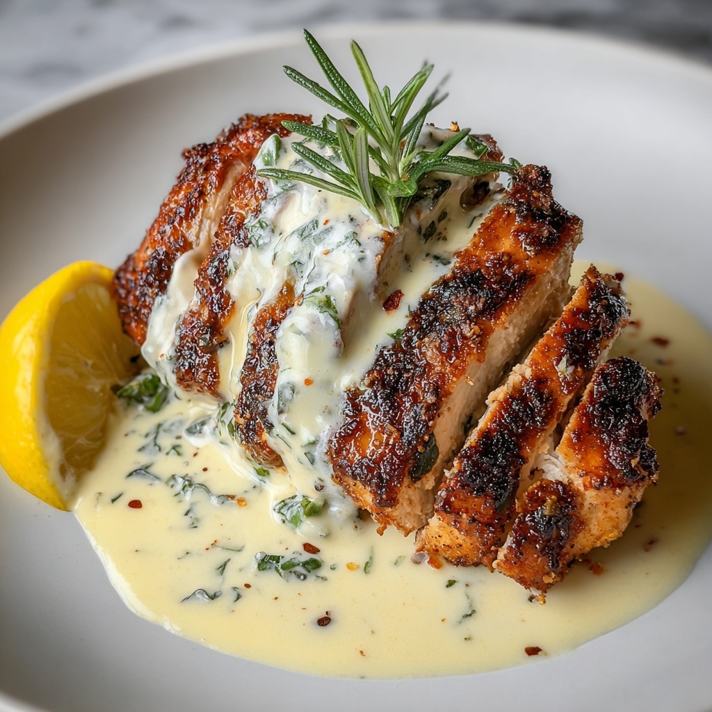 Cajun Grilled Chicken with Alabama White Sauce Recipe - Recipe Image