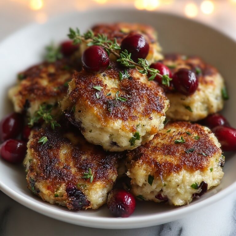 Cranberry & Turkey Stuffing Balls Recipe