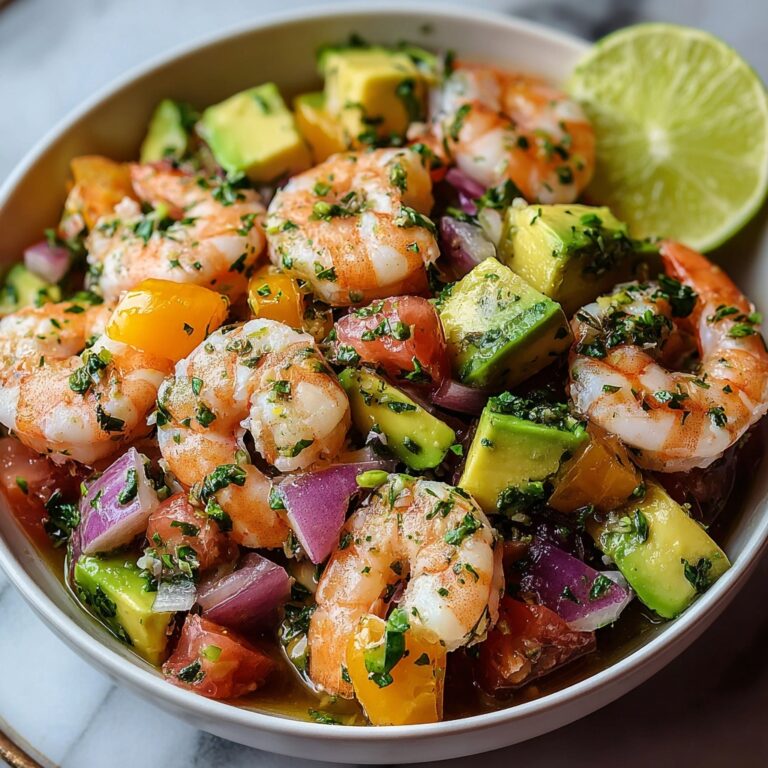 Avocado Salsa Shrimp Salad Recipe