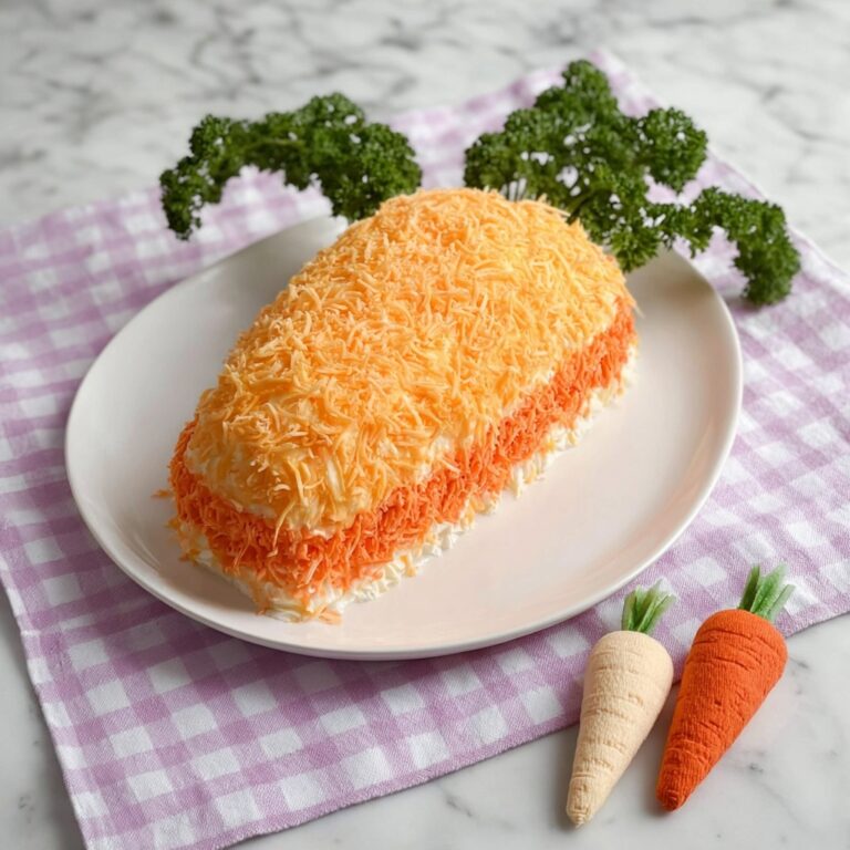 Carrot-Shaped Easter Cheese Ball Recipe