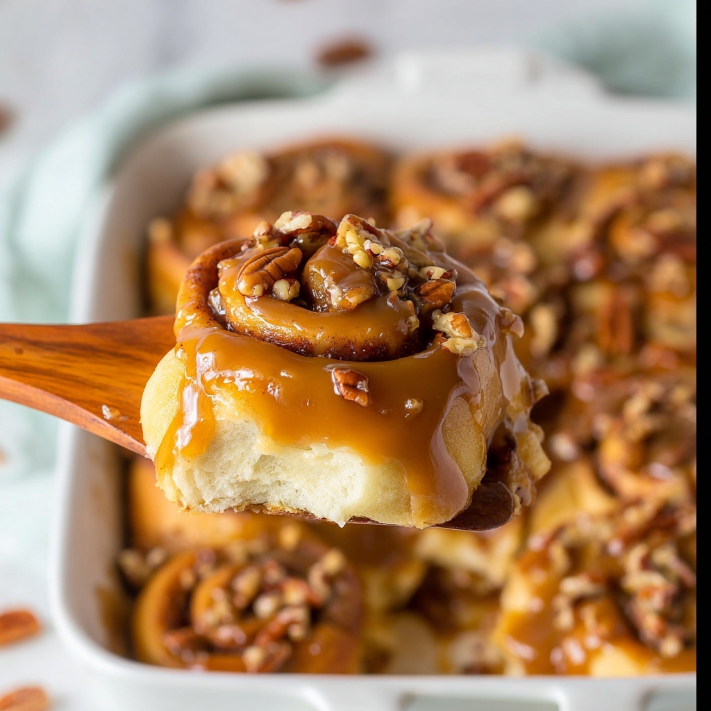 Caramel Pecan Cinnamon Rolls Recipe - Recipe Image