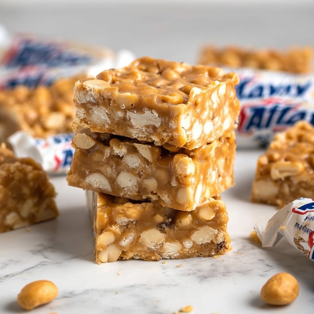 Homemade Payday Candy Bars Recipe - Recipe Image