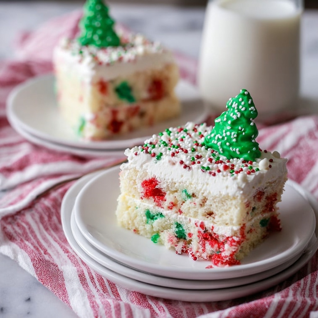 Christmas Poke Cake Recipe - Recipe Image