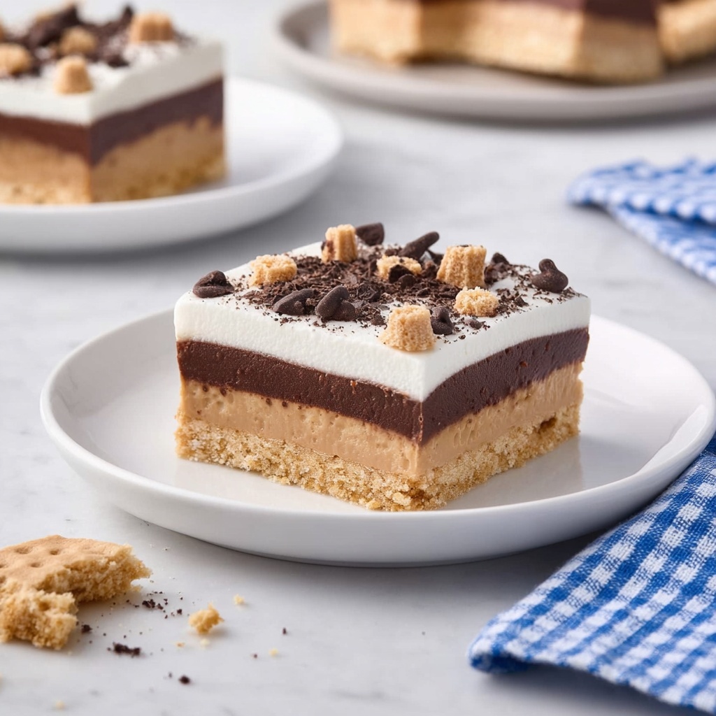 Peanut Butter Lasagna Recipe - Recipe Image