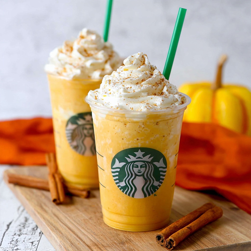 Pumpkin Spice Frappuccino Recipe - Recipe Image