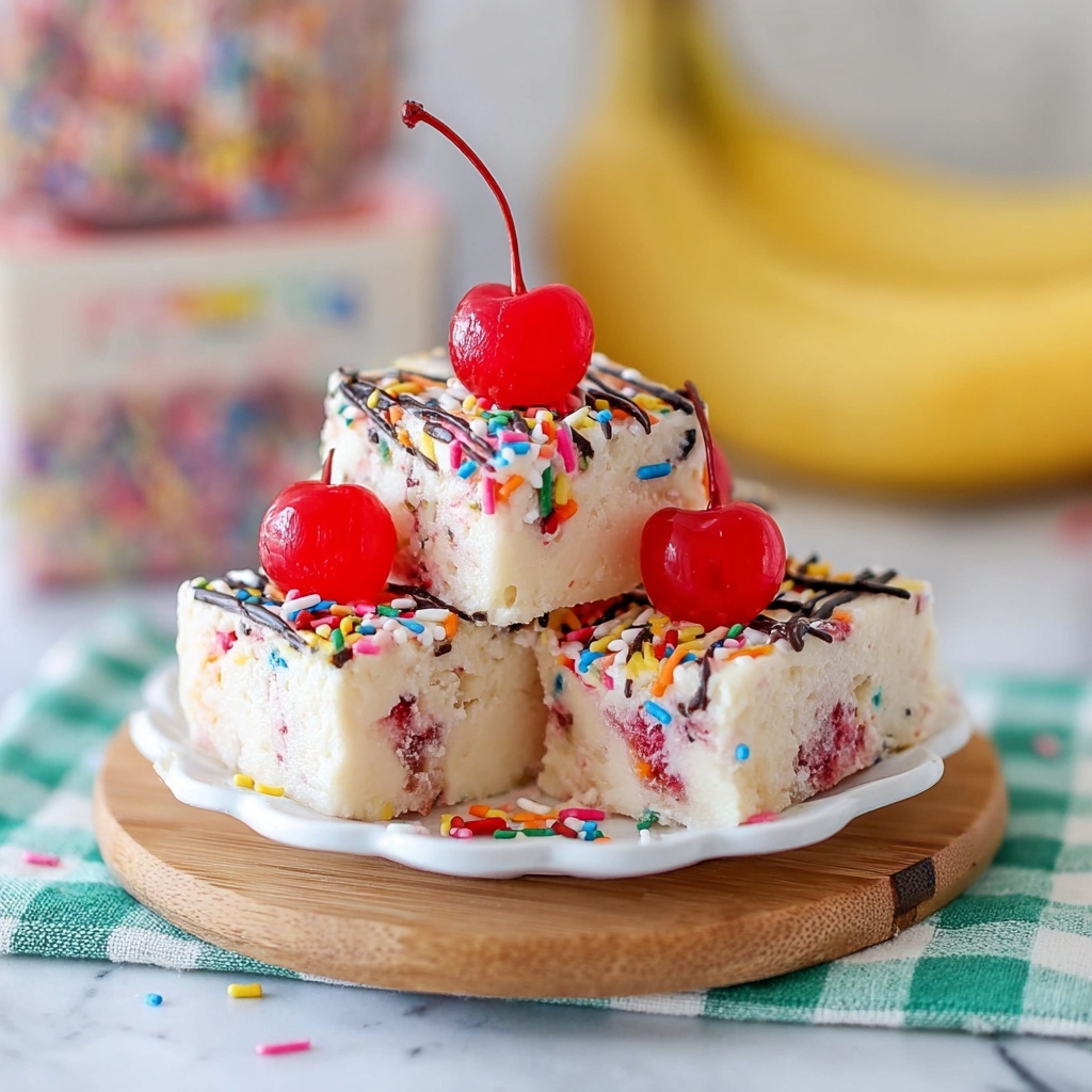 Banana Split Fudge Recipe - Recipe Image