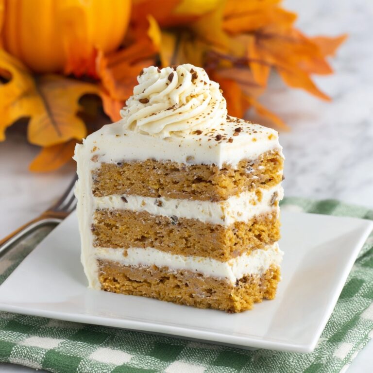 Pumpkin Cake Recipe with Cream Cheese Frosting Recipe