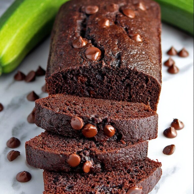 Chocolate Zucchini Bread with Chocolate Chips Recipe