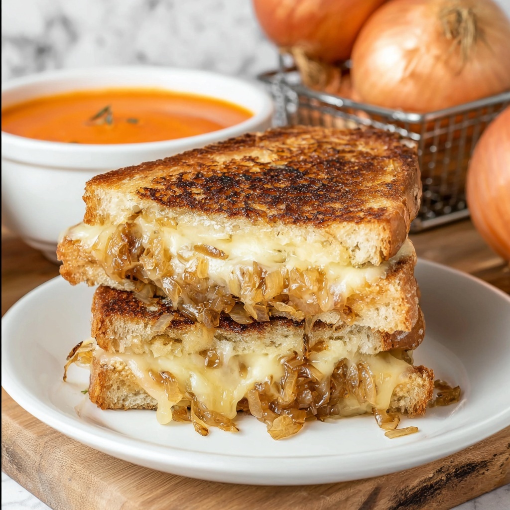 French Onion Grilled Cheese Recipe - Recipe Image