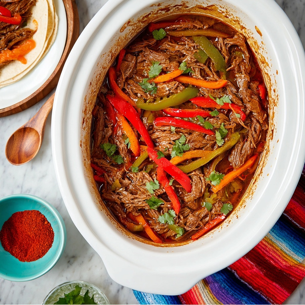 Crockpot Steak Fajitas Recipe - Recipe Image