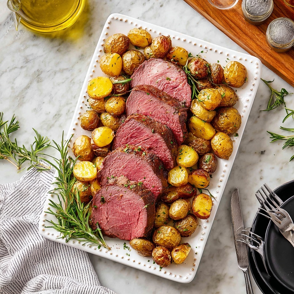 Herb-Crusted Roast Beef Tenderloin with Garlic and Thyme Recipe - Recipe Image