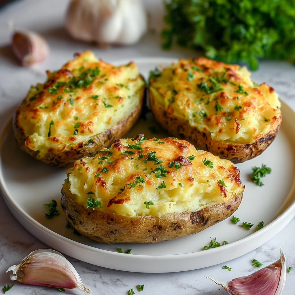 Vegetarian Baked Potato with Toppings Recipe - Recipe Image
