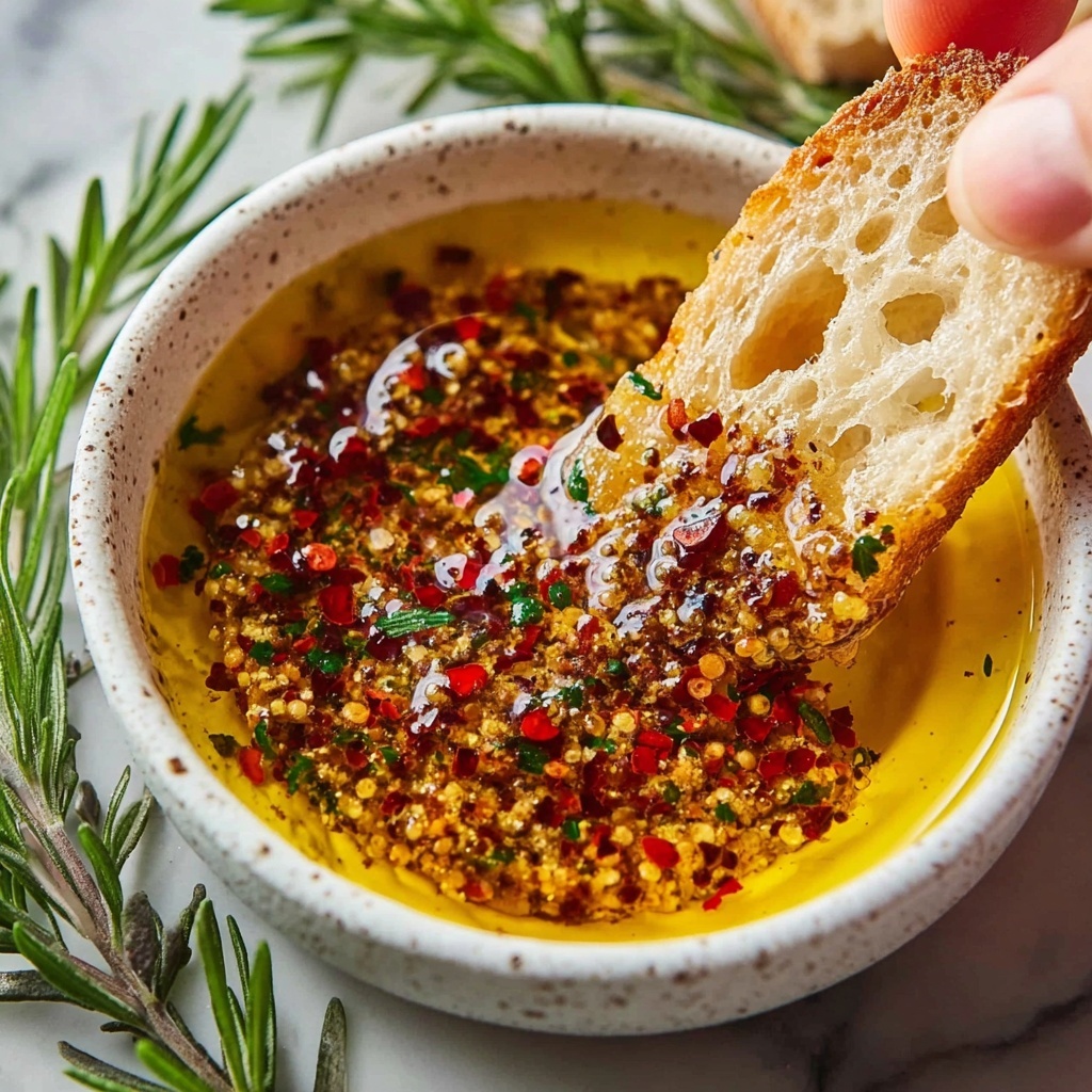 Irresistibly Delicious Mediterranean Olive Oil Dip Recipe - Recipe Image