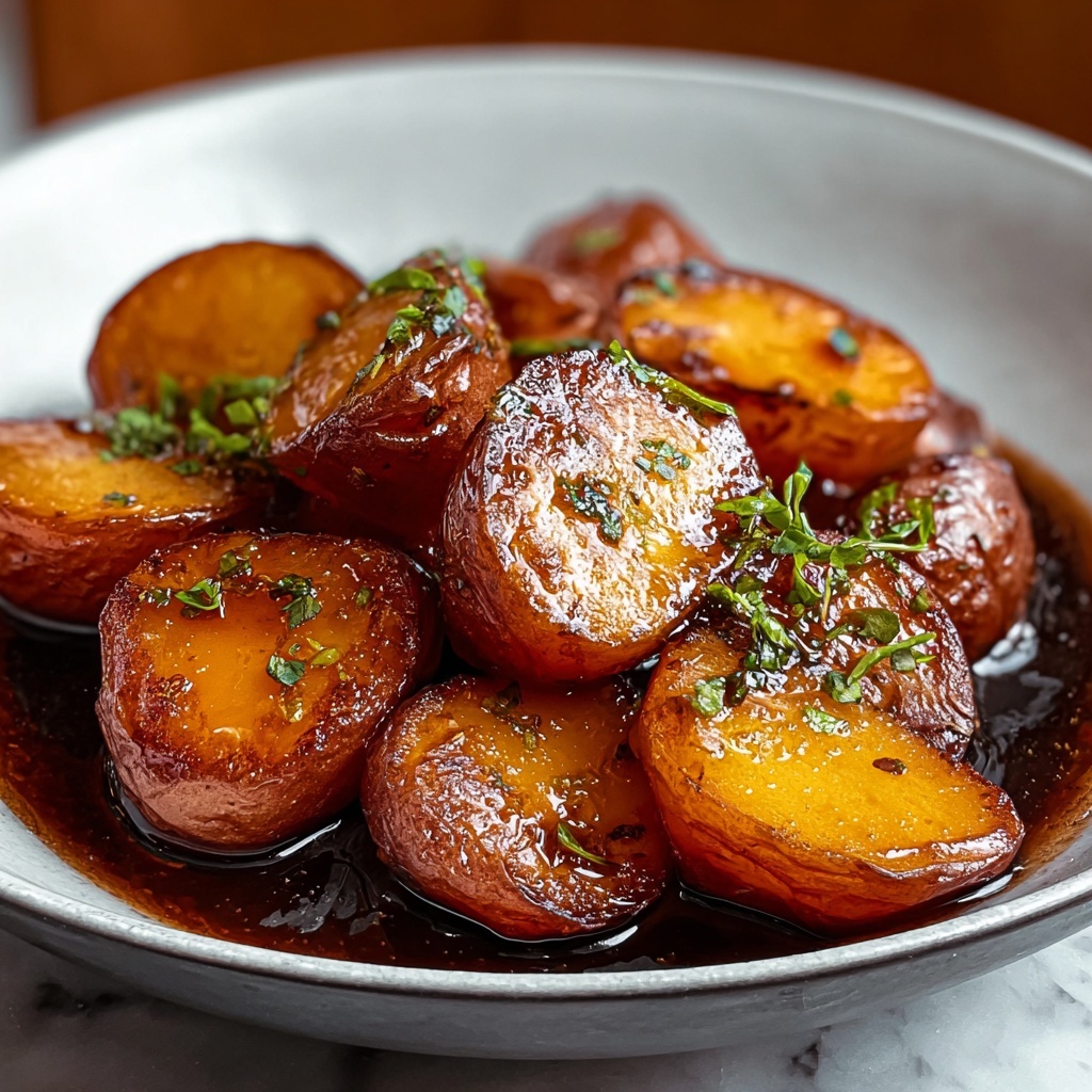 Irresistibly Sweet Walnut Maple Roasted Sweet Potatoes Recipe - Recipe Image