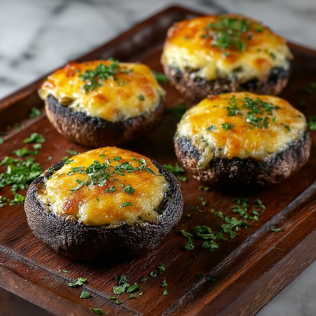Avocado and Egg Stuffed Portobello Mushrooms Recipe - Recipe Image