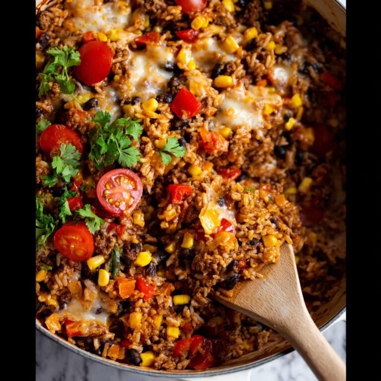 Mexican Beef and Rice Skillet Recipe