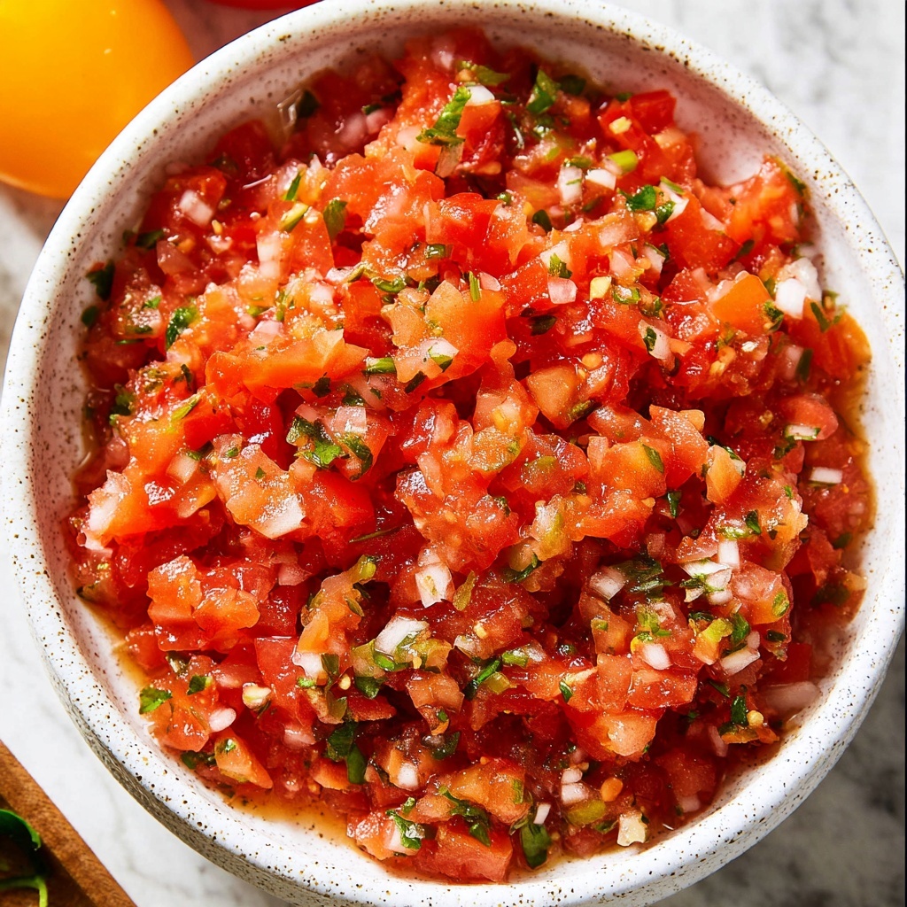 Homemade Fresh Salsa Recipe - Recipe Image