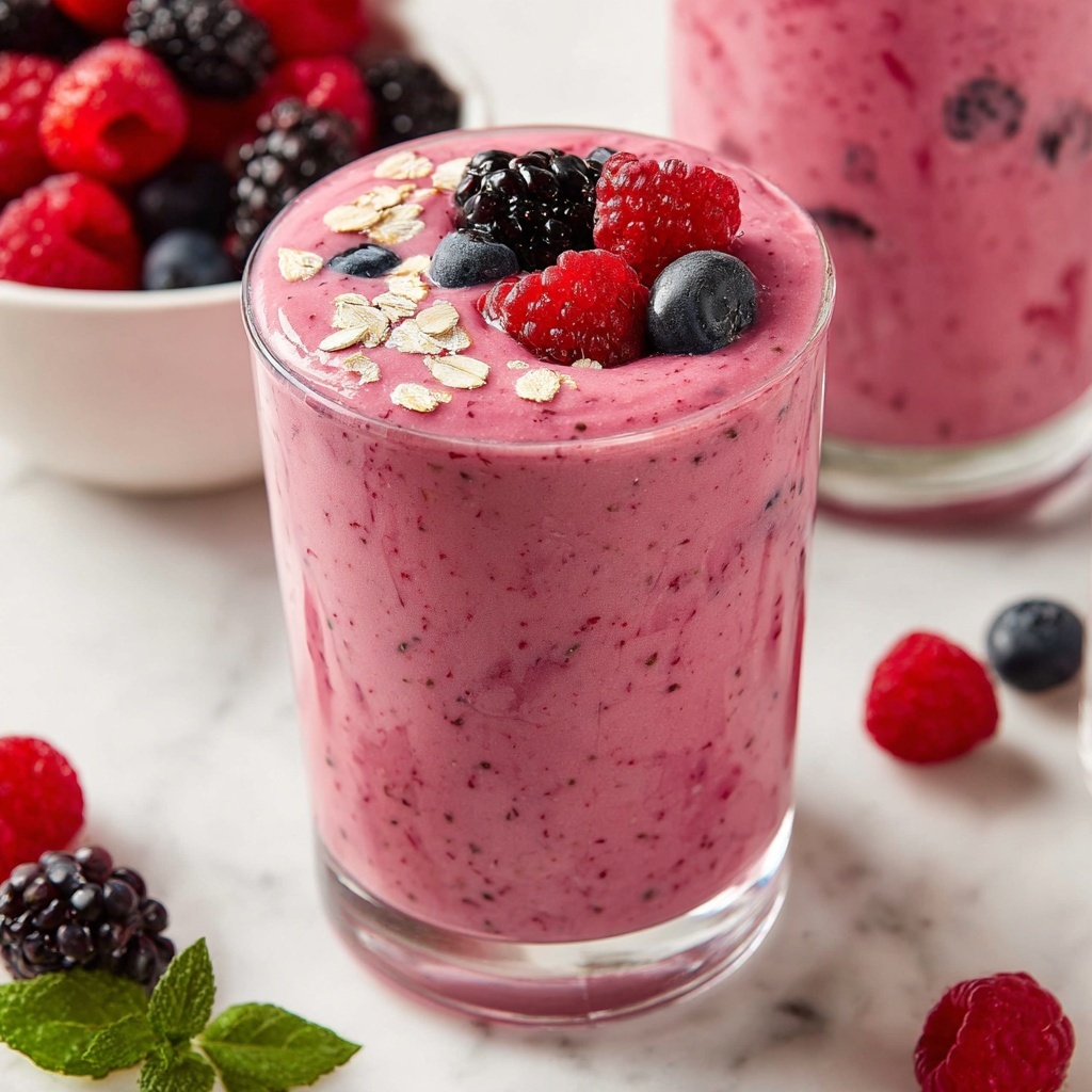 Mixed Berry Smoothie Recipe - Recipe Image