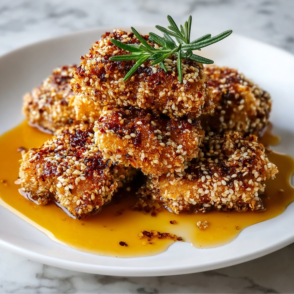 Baked Crunchy Hot Honey Chicken Recipe - Recipe Image
