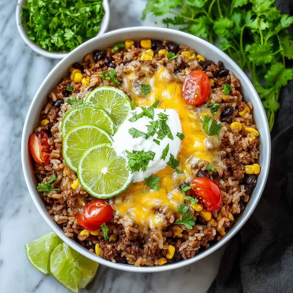 One-Skillet Mexican Rice Casserole Recipe - Recipe Image