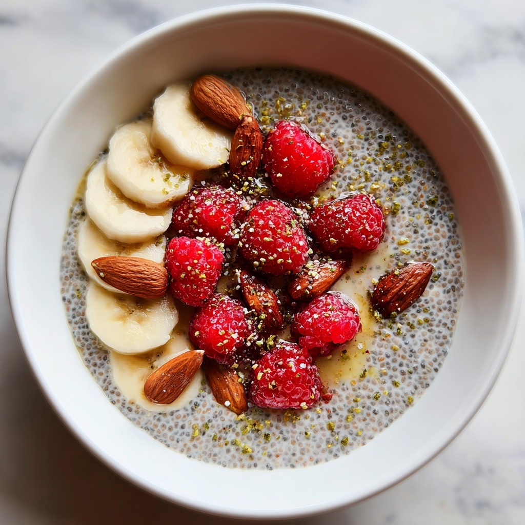Creamy Chia Seed Pudding with Fresh Fruits and Nuts Recipe - Recipe Image