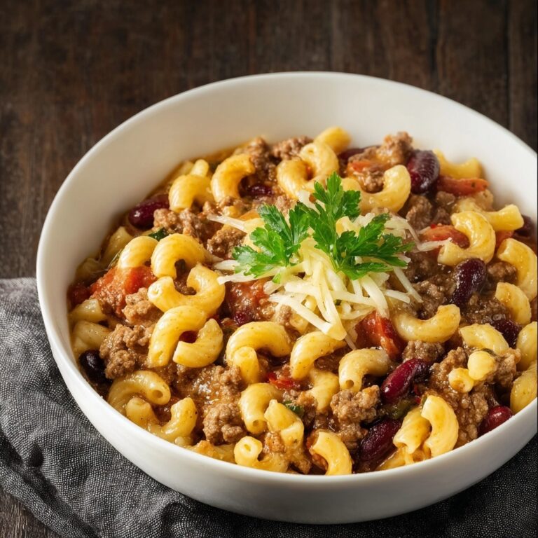 One Pot Chili Mac and Cheese Recipe