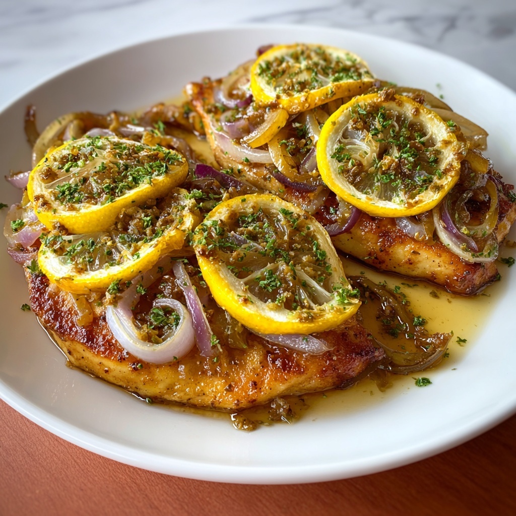 Lemon Shallot Chicken Recipe - Recipe Image