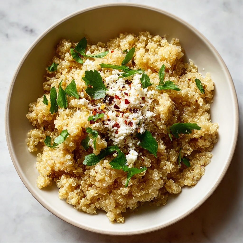 Garlic Butter Quinoa Recipe - Recipe Image