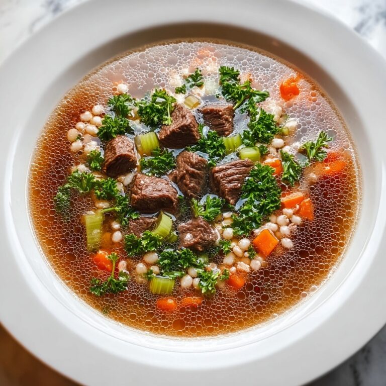 Beef Barley Soup Recipe
