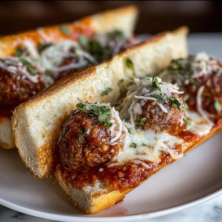 Savory Italian-Style Baked Meatball Subs Recipe