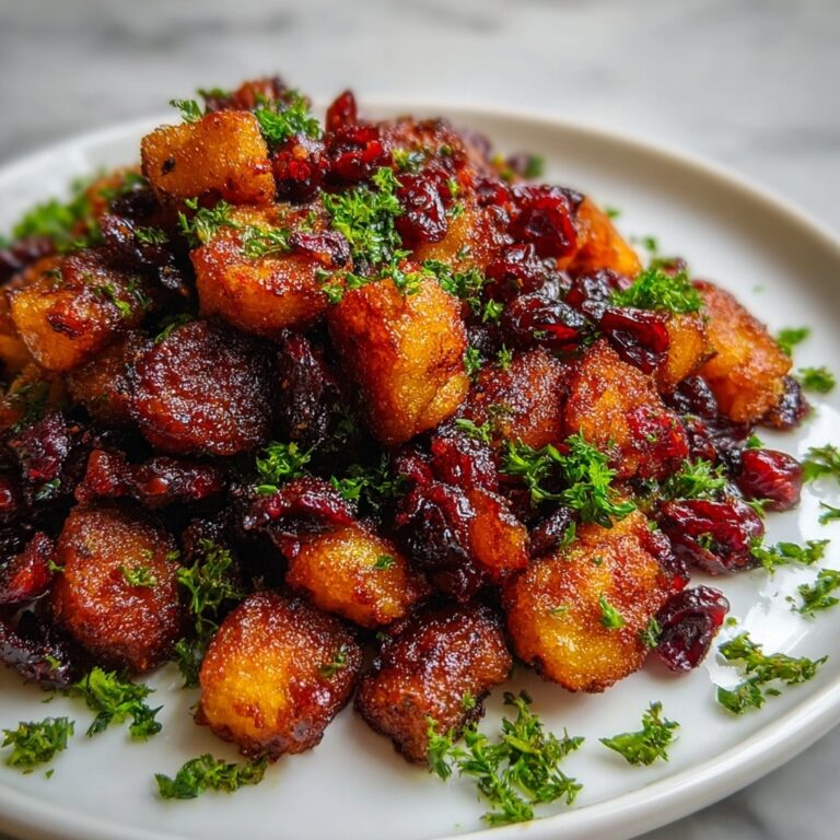 Sheet Pan Smoked Sausage Cranberry Bites Recipe