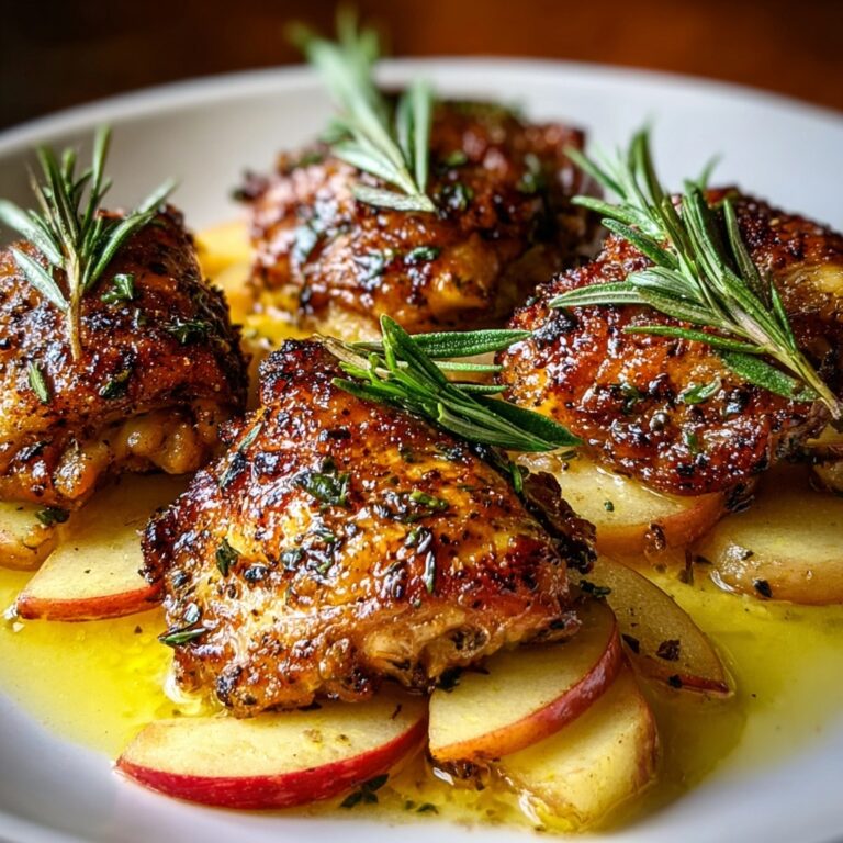 Christmas Rosemary Apple Cider Chicken Recipe