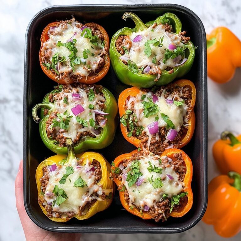 Philly Cheesesteak Stuffed Peppers Recipe