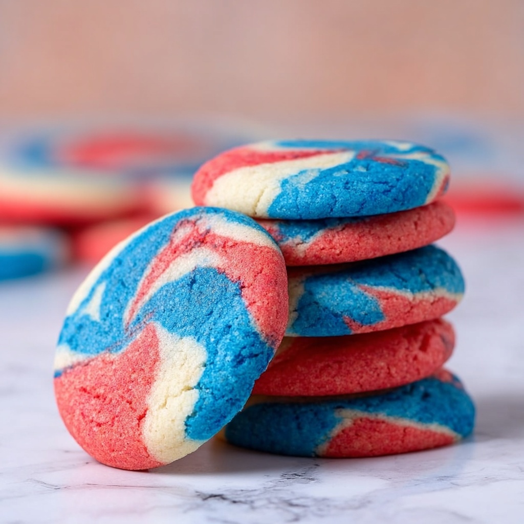 Patriotic Cake Mix Cookies Recipe - Recipe Image