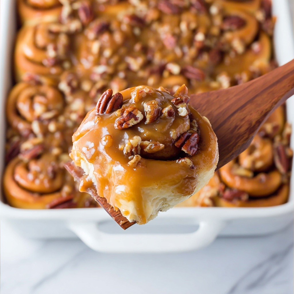 Caramel Pecan Cinnamon Rolls Recipe - Recipe Image