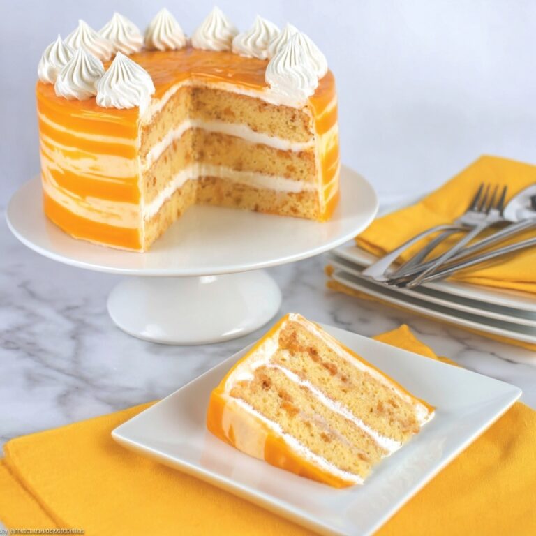 Layered Orange Julius Cake Recipe