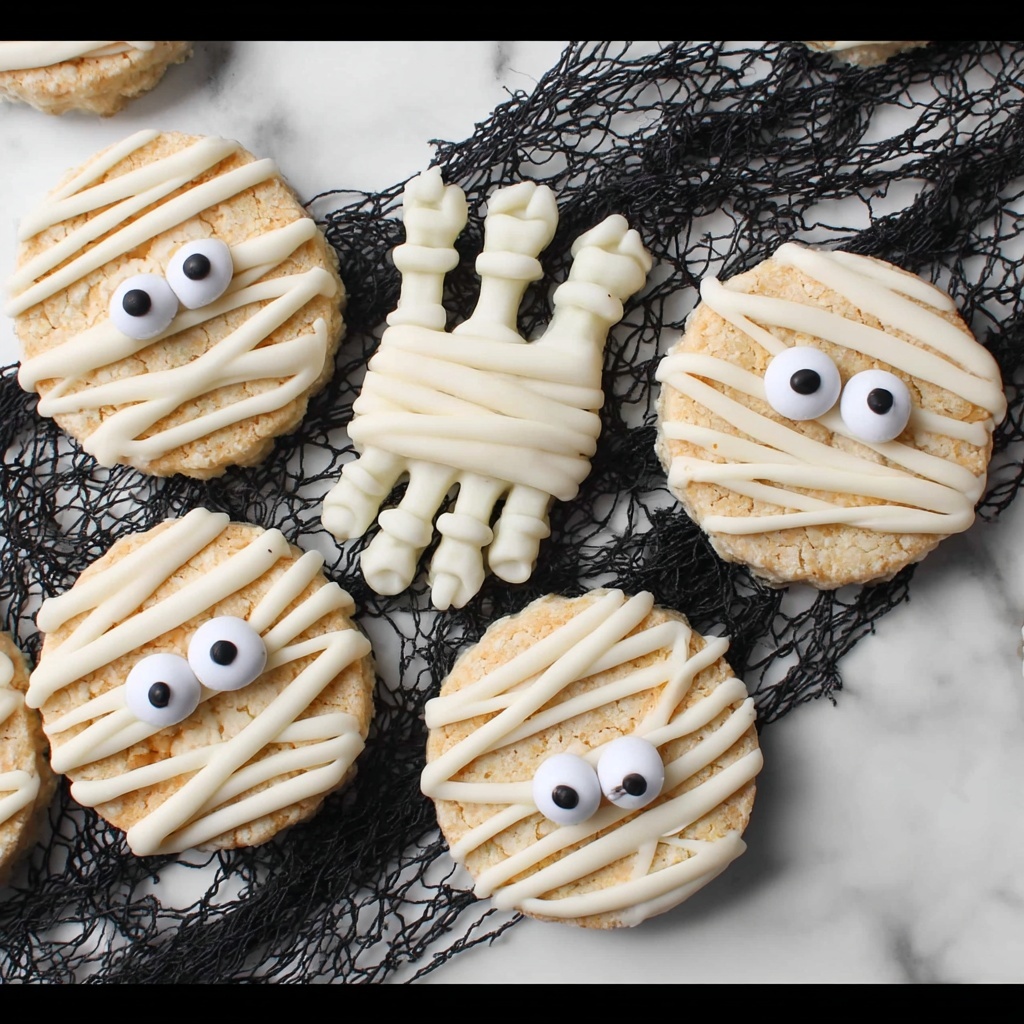 Mummy Cookies Recipe - Recipe Image