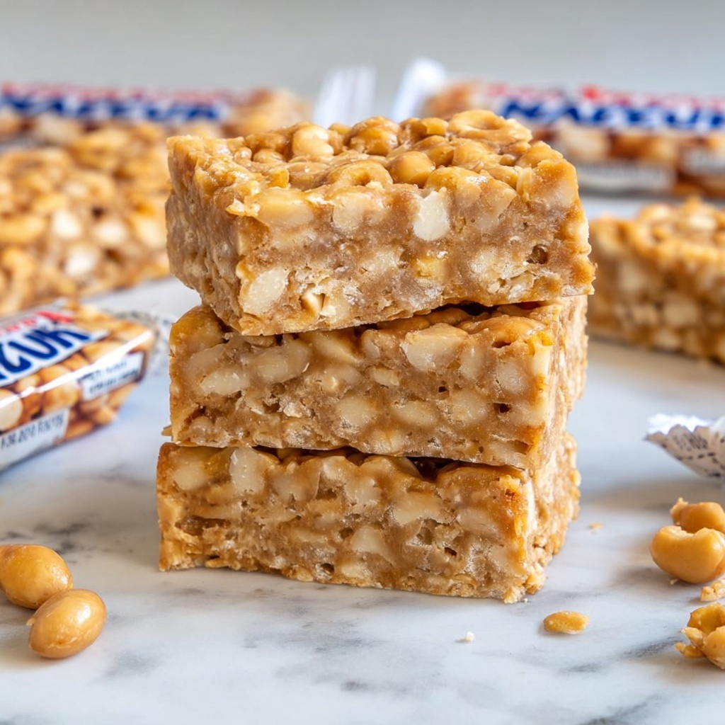 Homemade Payday Candy Bars Recipe - Recipe Image
