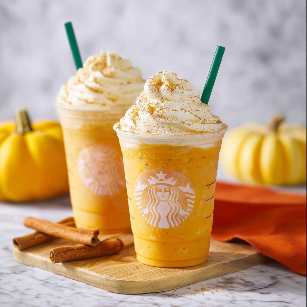 Pumpkin Spice Frappuccino Recipe - Recipe Image